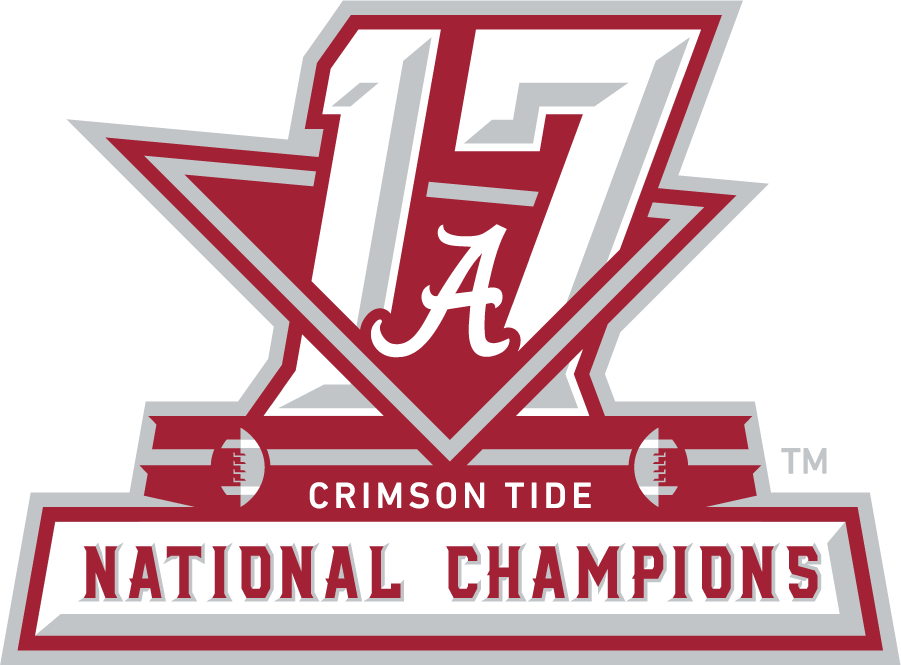 Alabama Crimson Tide 2017 Champion Logo diy DTF decal sticker